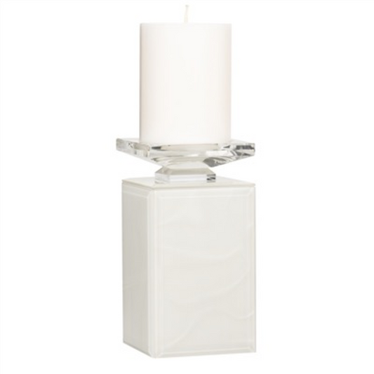 Glass Square Column Candle