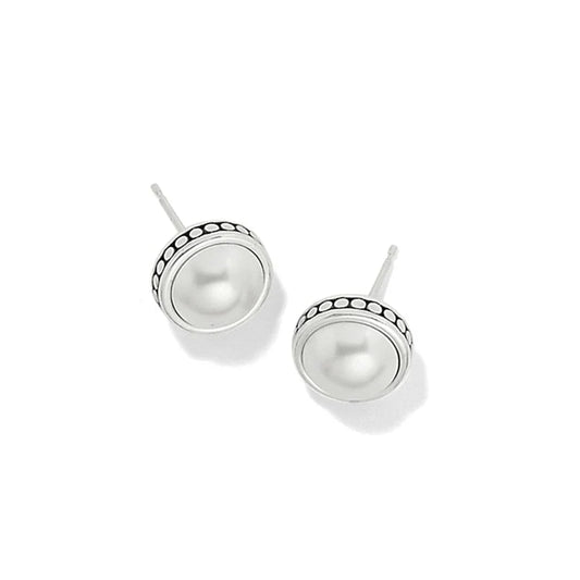 Brighton Pebble Dot Pearl Post Earring