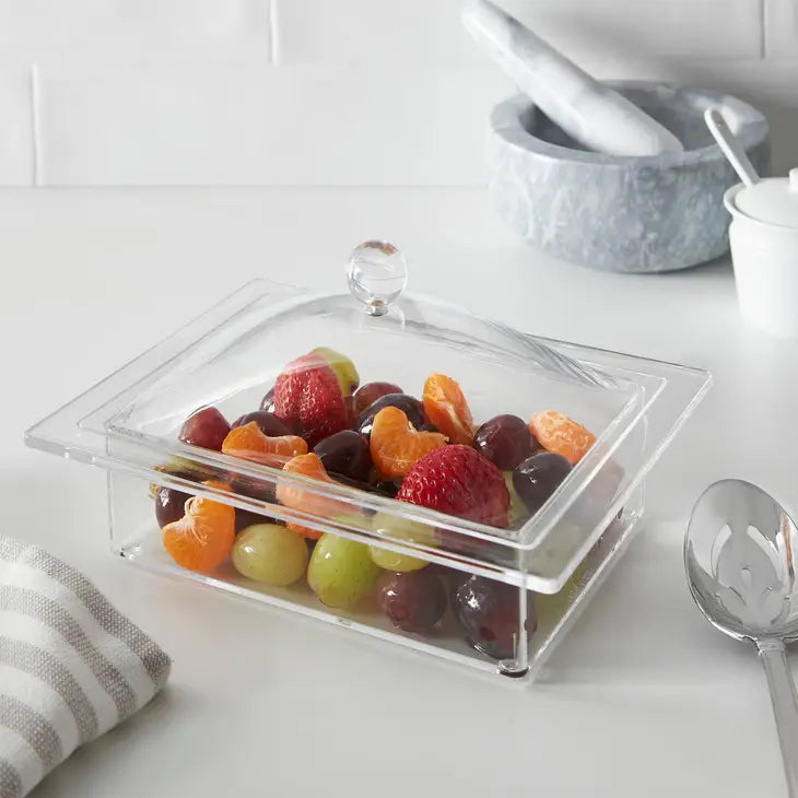 Rectangle Tray W/Lid