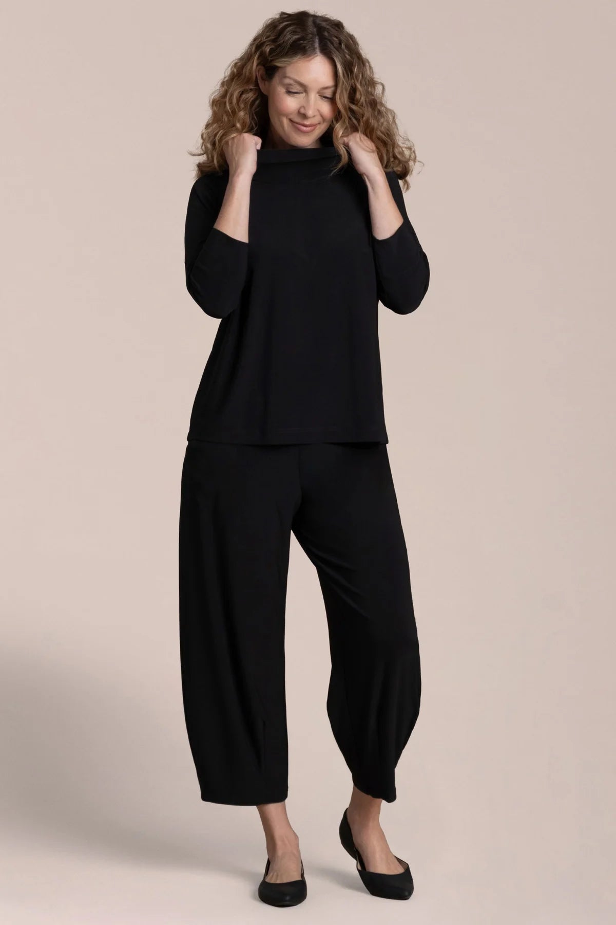 Sympli Slouch Sweatshirt, 3/4 Slv