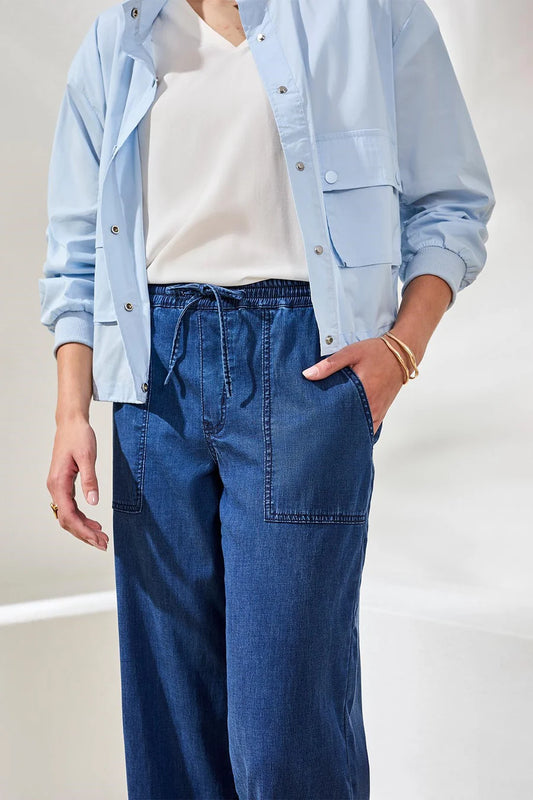 Tribal Audrey Wide Crop Jogger
