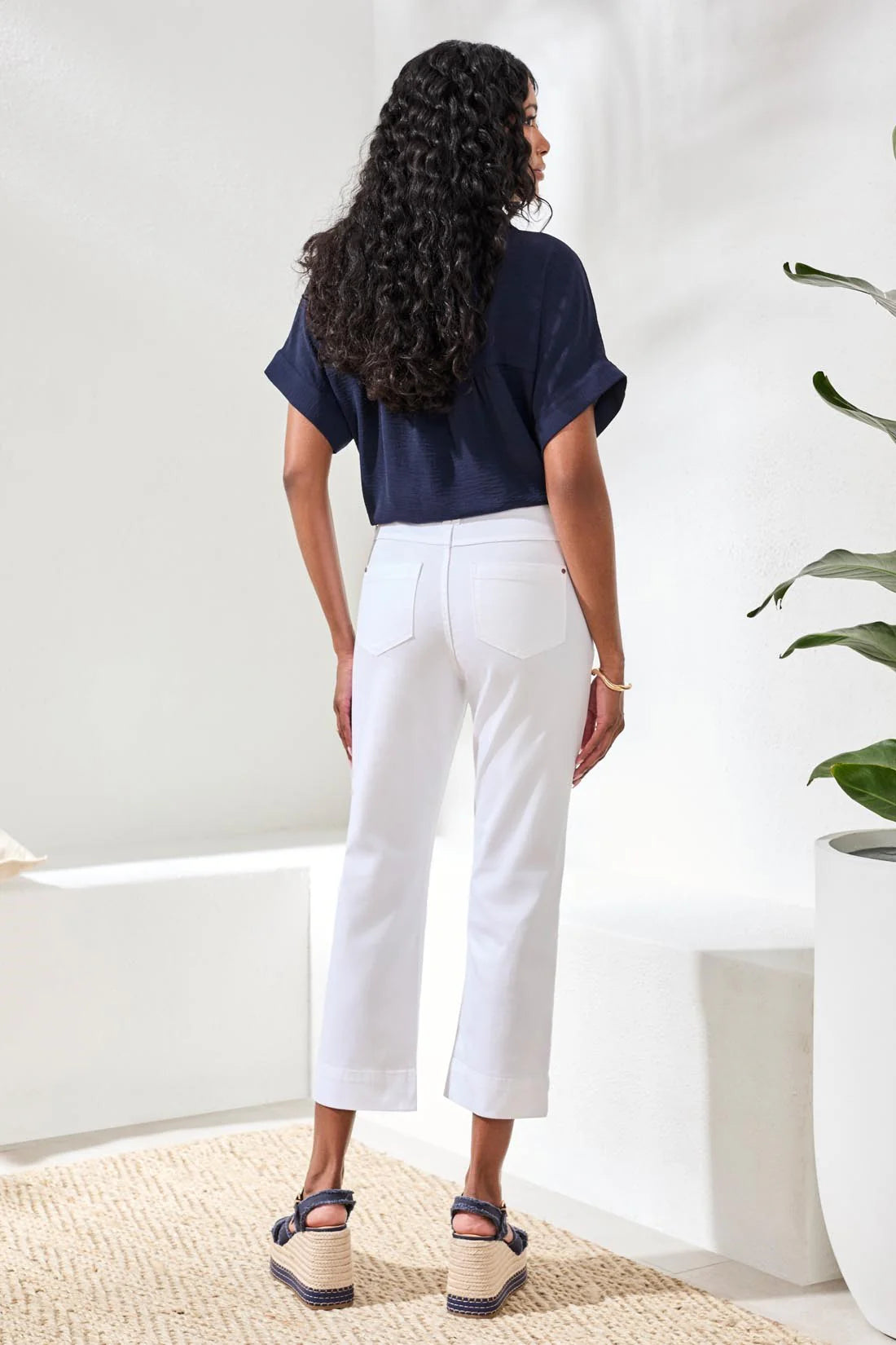 Tribal Comfort Stretch Pull-On Kick Flare Capris