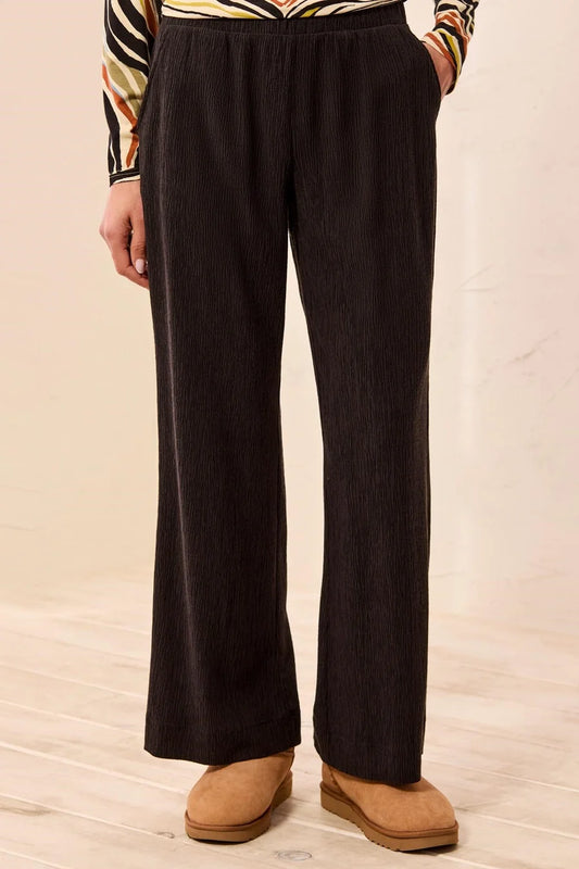 Tribal Crinkle Lyocell® Pull-On Flowy Wide Leg Pants
