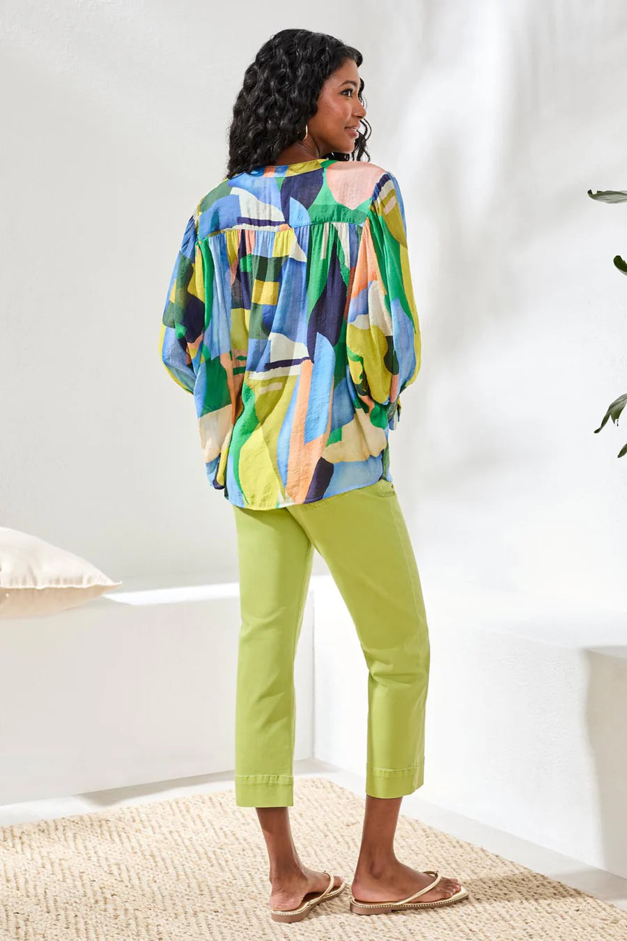 Tribal Dolman Wide Sleeve Blouse