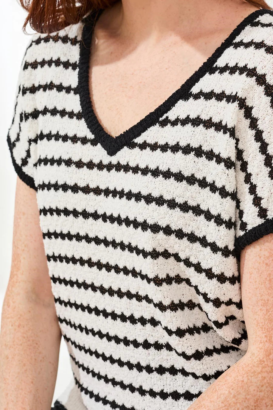 Tribal Soft Touch Lily Yarn V-Neck Sweater
