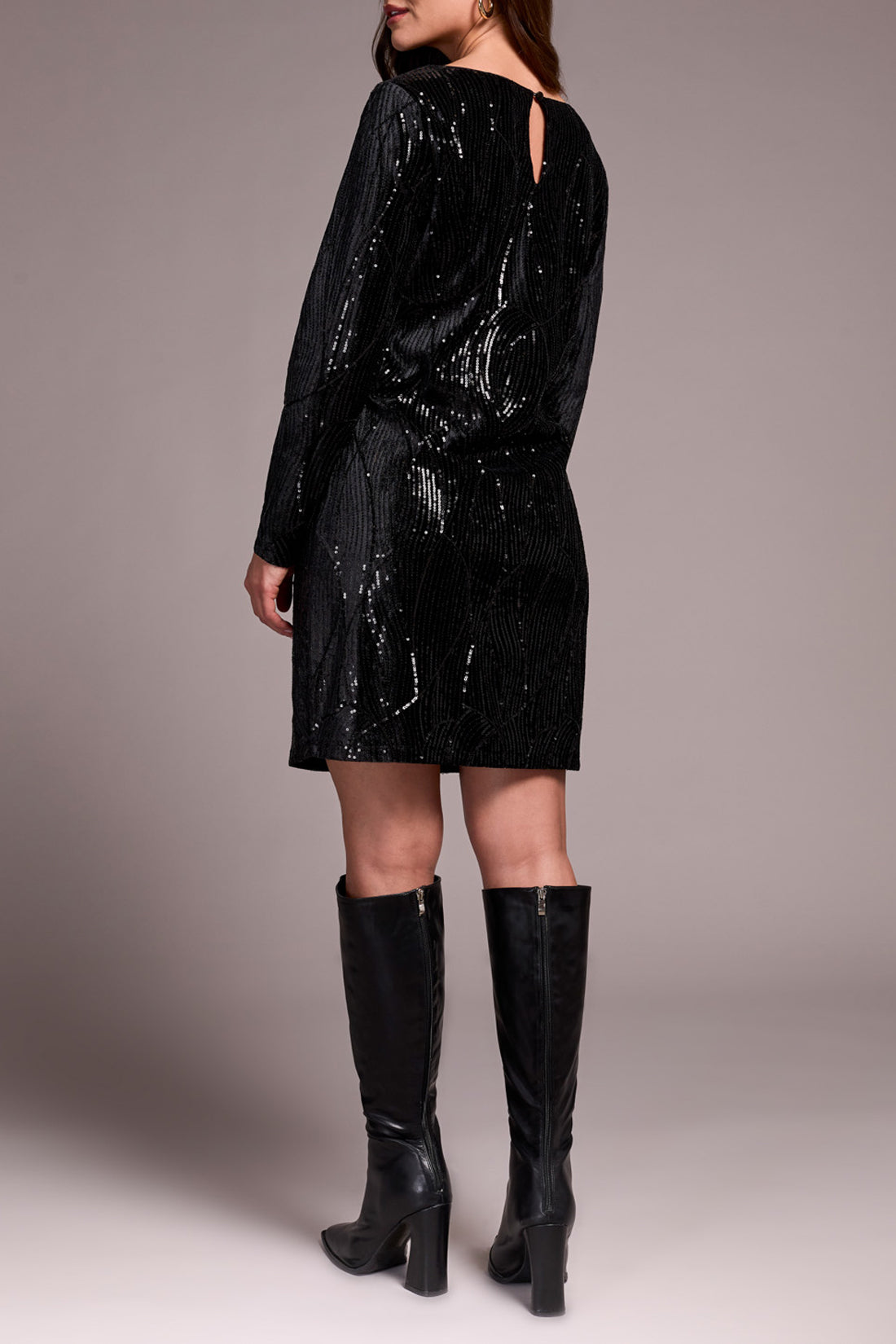 Tribal Lined Sequin Dress