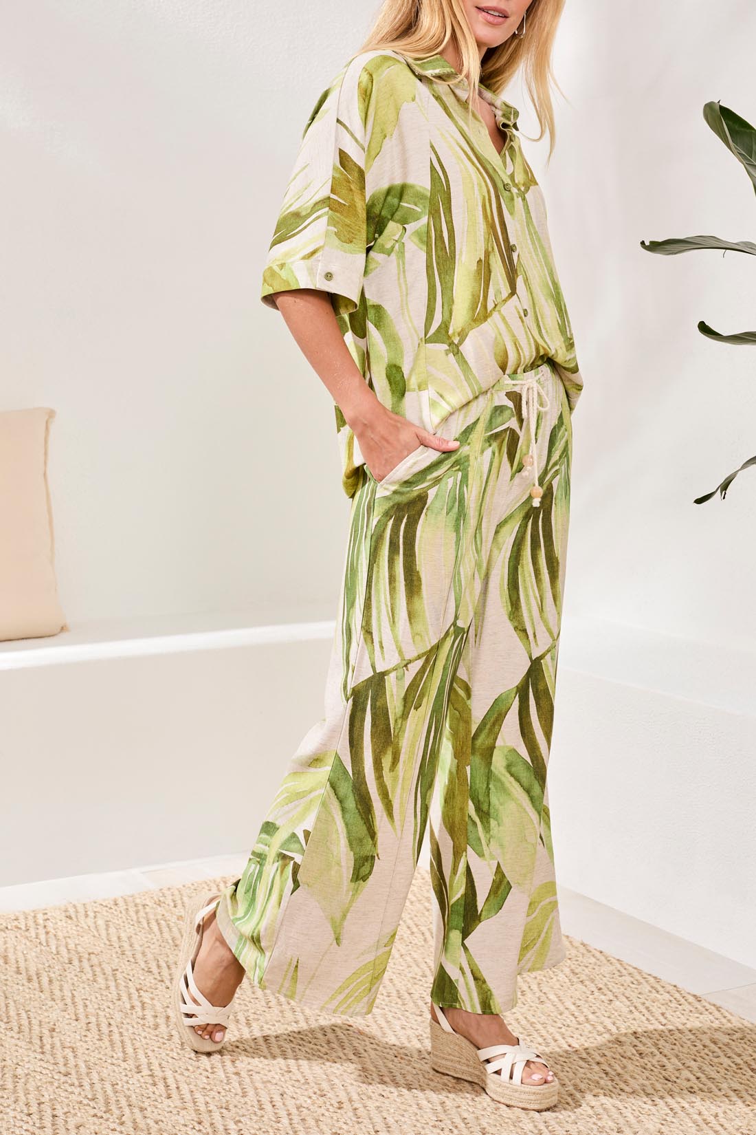 Tribal Pull On Ankle Pant