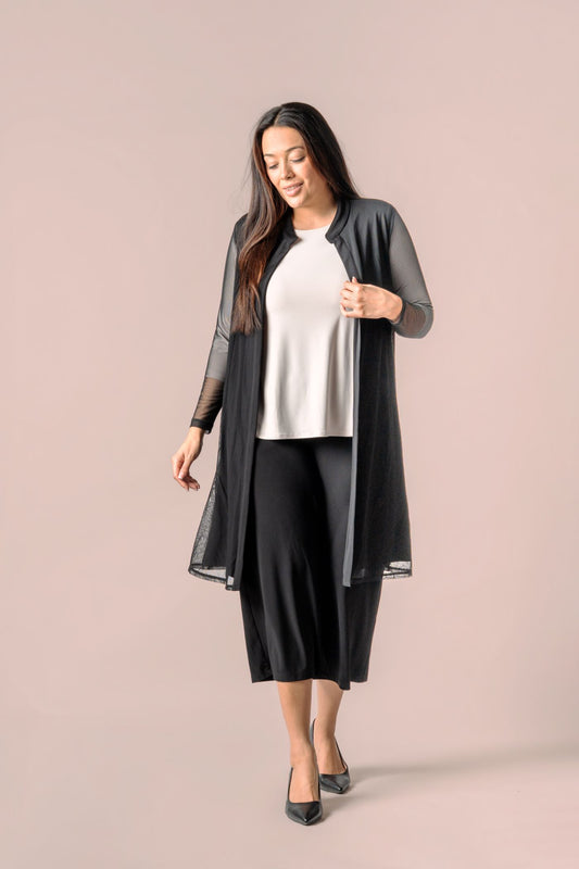 Sympli Grand Duster Placement Print