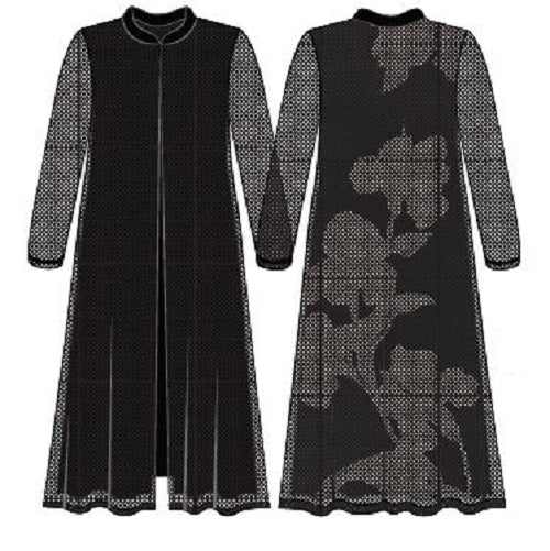 Sympli Grand Duster Placement Print