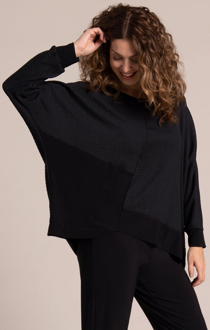 Sympli Pop Trim Boxy Top