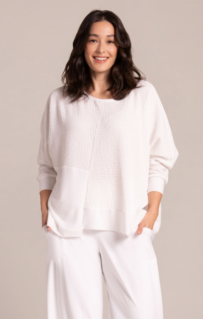 Sympli Pop Trim Boxy Top