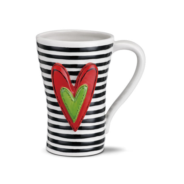Ceramic Black Stripes Mug